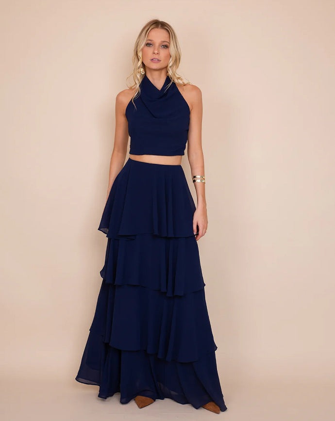 Women's Two-Piece Chiffon Maxi Dress berg-feldt
