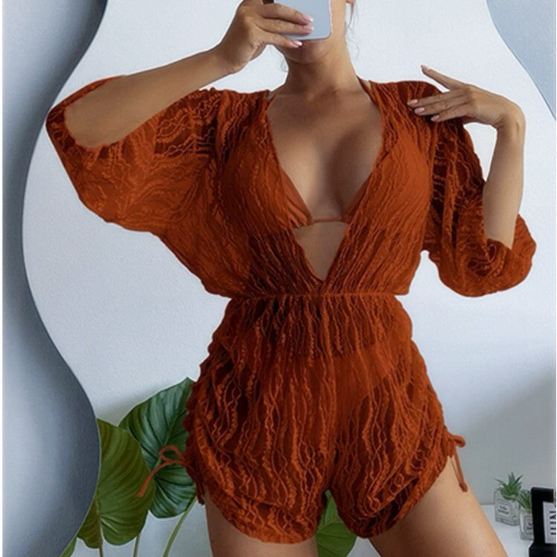 Women's Sheer Jumpsuit Cover-Up by berg-feldt