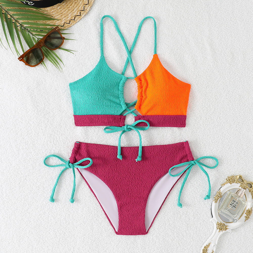 Women's Color Block Cut-Out Bikini Set berg-feldt