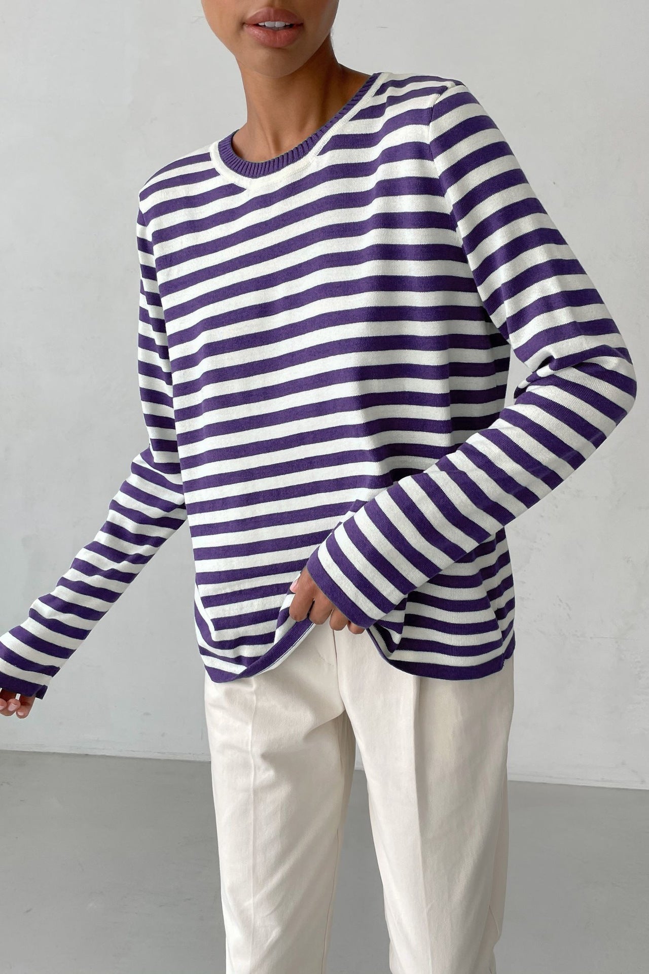 Women's Striped Long-Sleeve Top berg-feldt