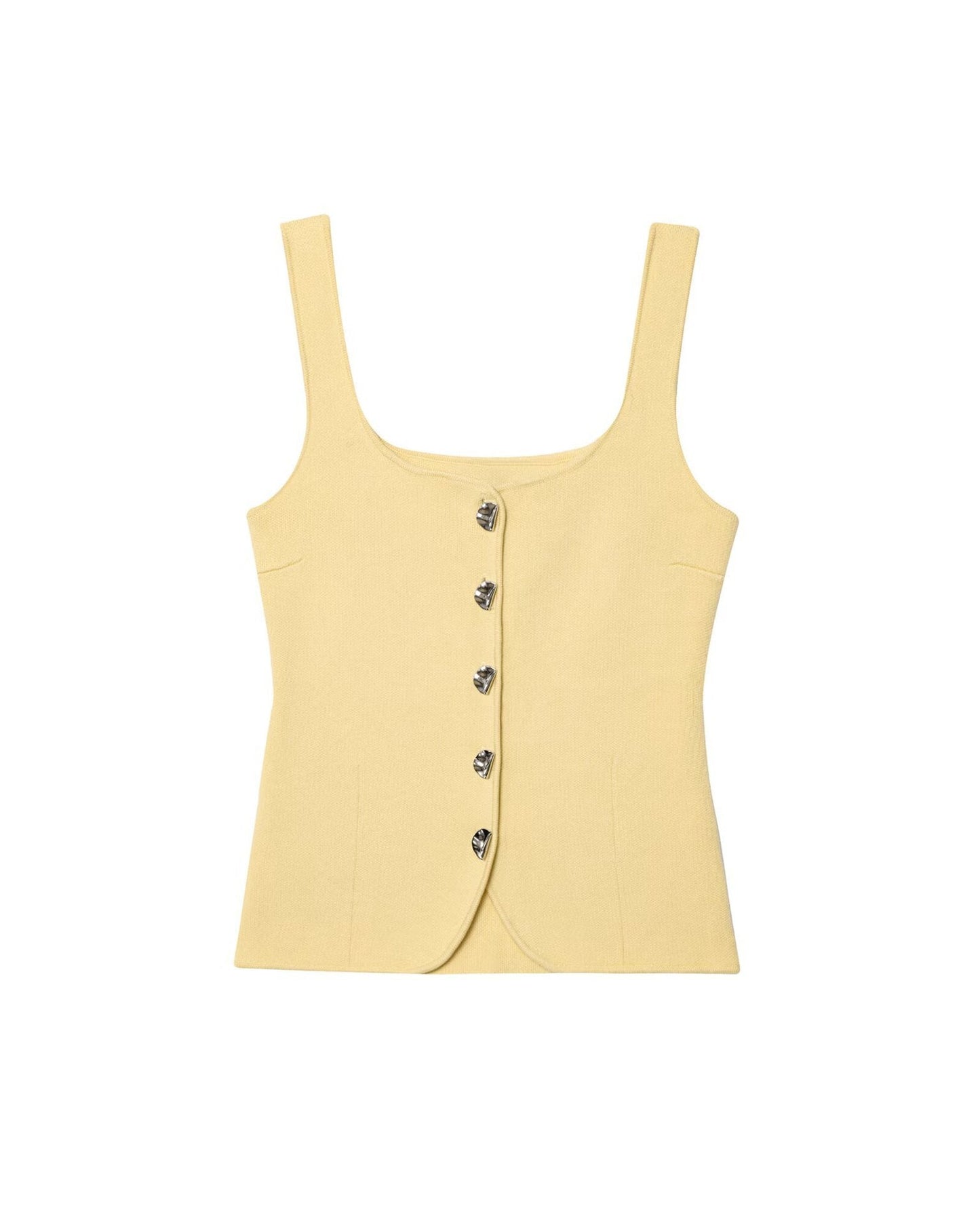 Women's Square-Neck Button-Up Tank Top berg-feldt
