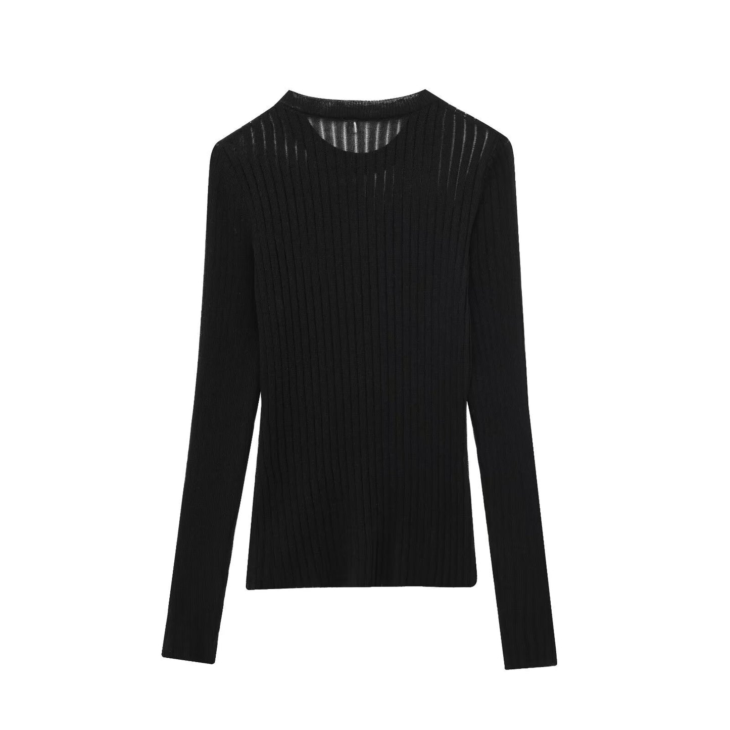 Women's Ribbed Knit Long-Sleeve Top berg-feldt