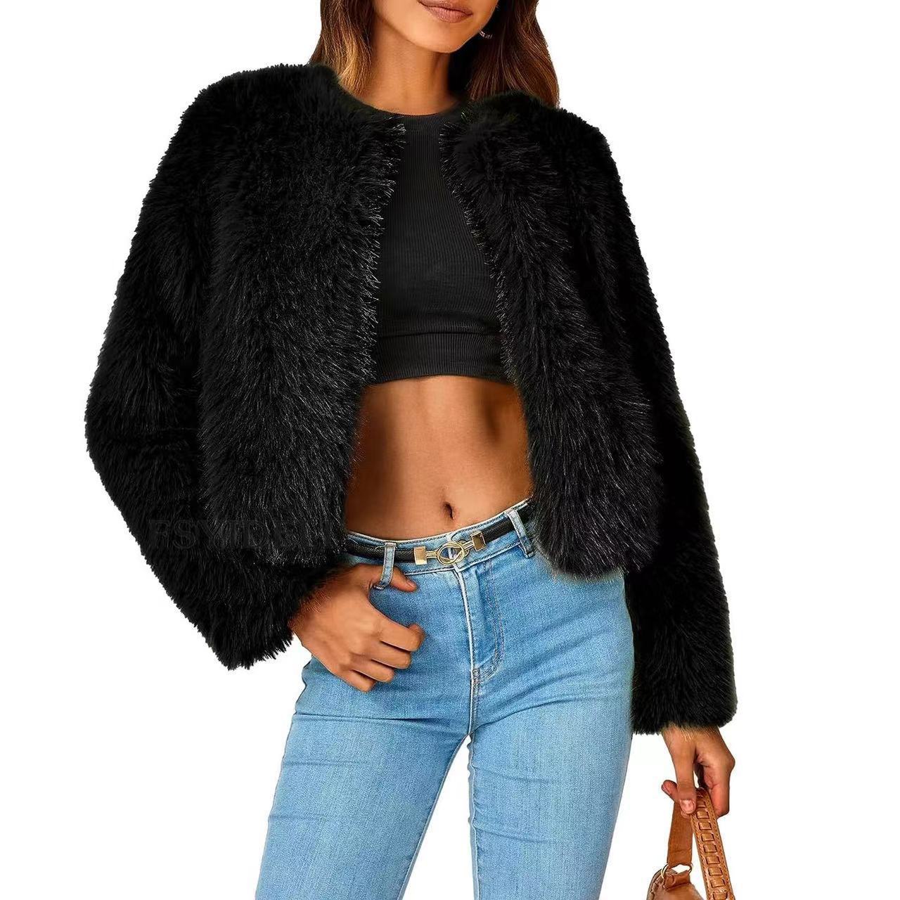 Women's Fluffy Faux Fur Jacket berg-feldt