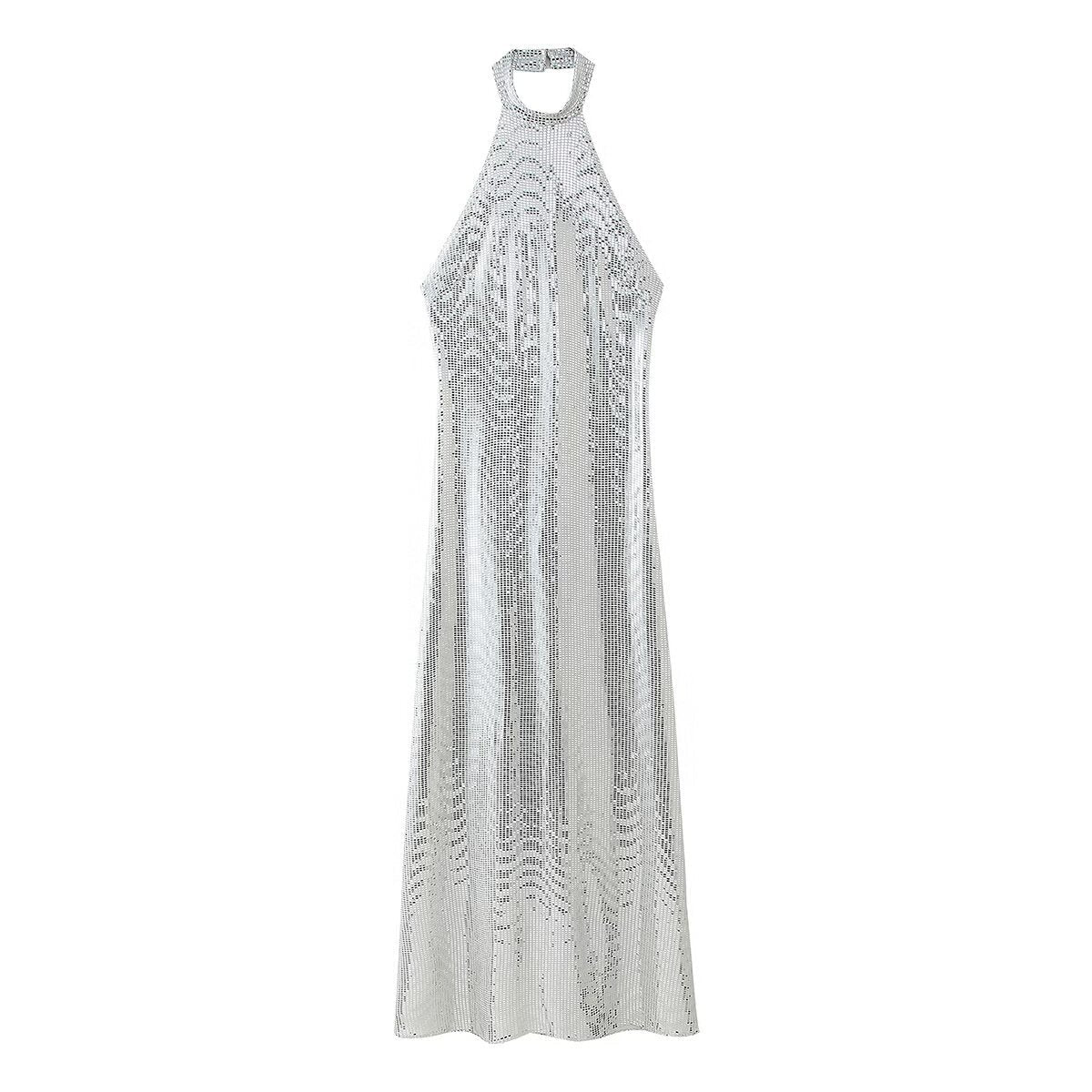 Women's Beaded Halter Maxi Dress berg-feldt