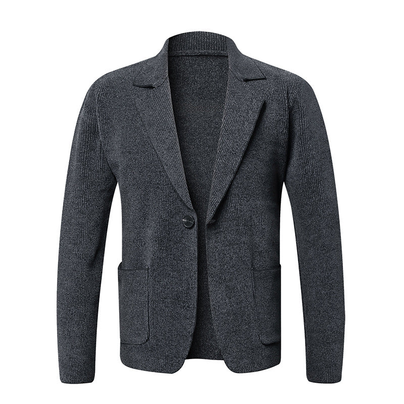 Herren eleganter Strickblazer mit praktischen Taschen Berg-Feldt