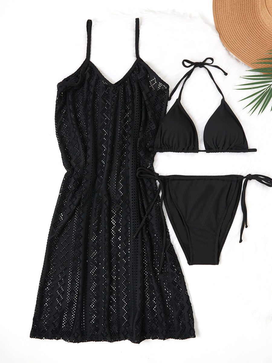 Women's Lace Overlay Swimsuit Dress and Bikini Set berg-feldt
