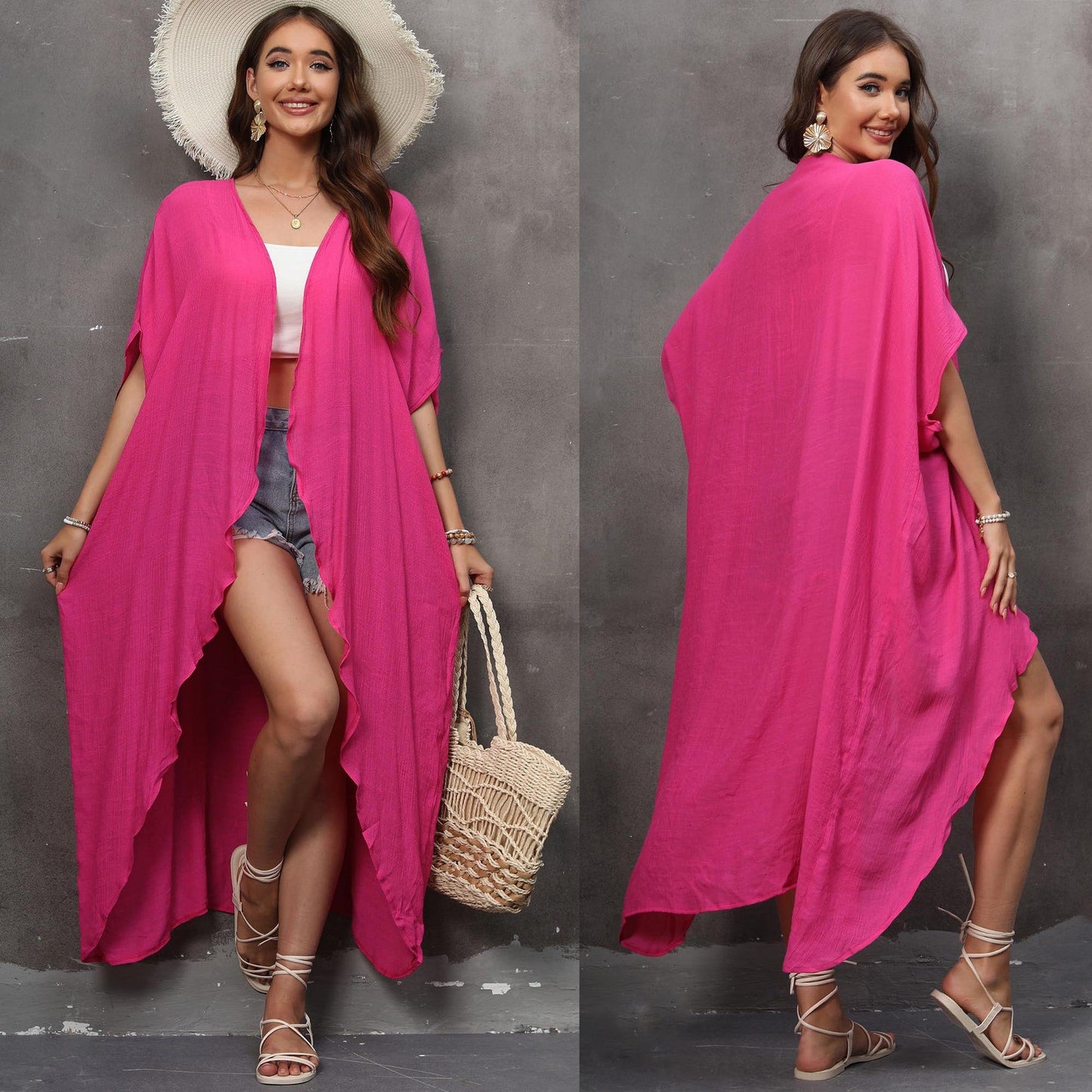Women's Flowy Kimono-Style Cover-Up by berg-feldt
- berg-feldt