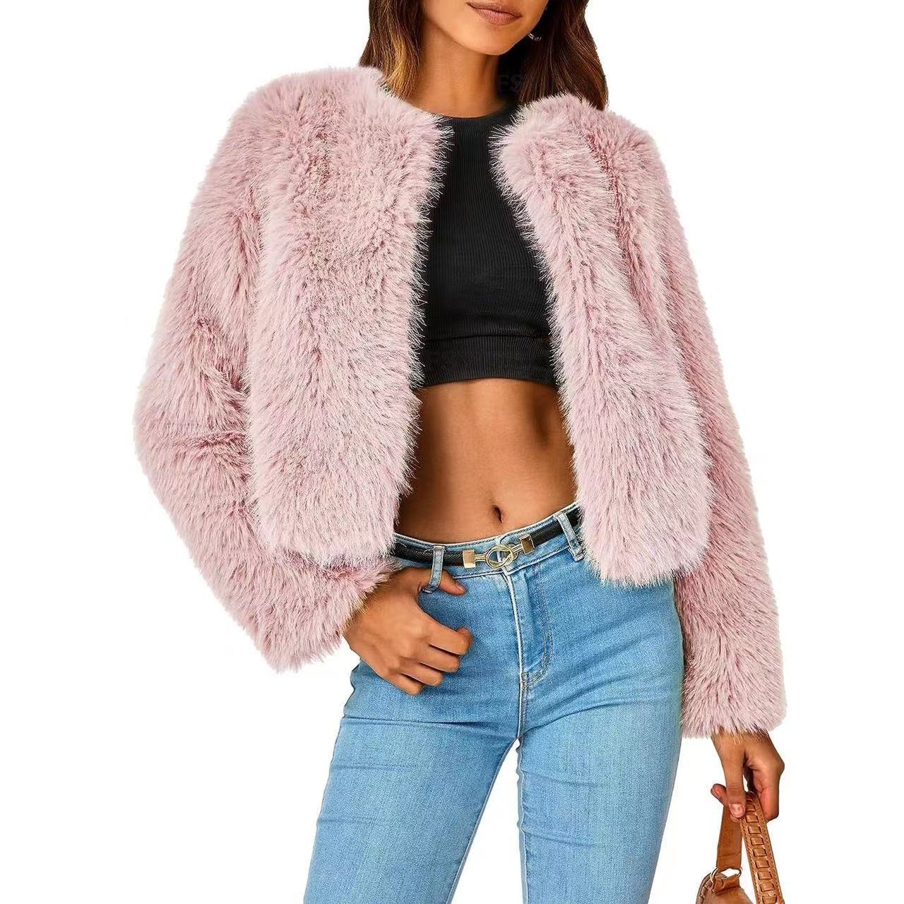 Women's Fluffy Faux Fur Jacket berg-feldt
