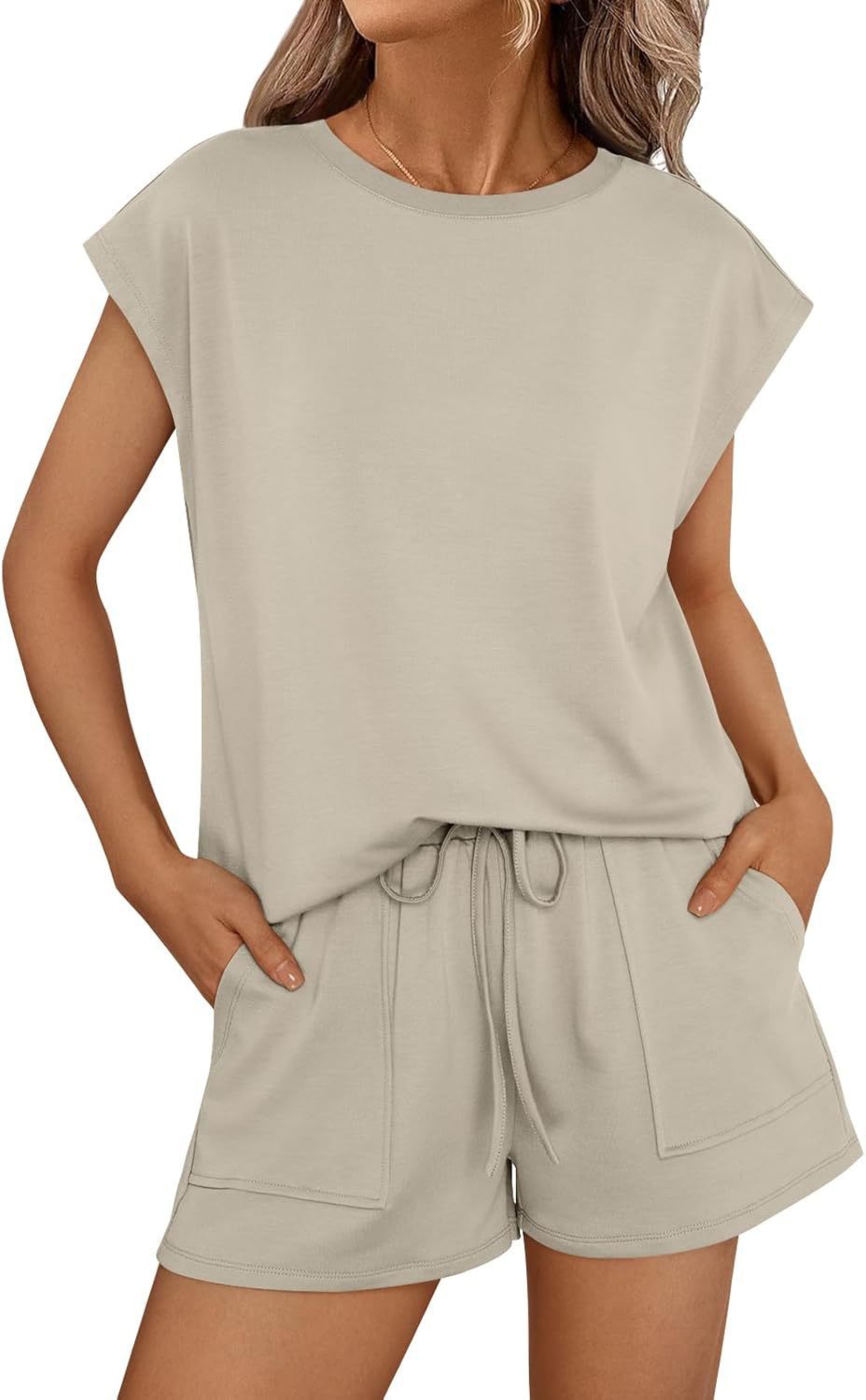 Bequemes Damen Freizeit Set mit elastischem Bund und Taschen von Berg-Feldt