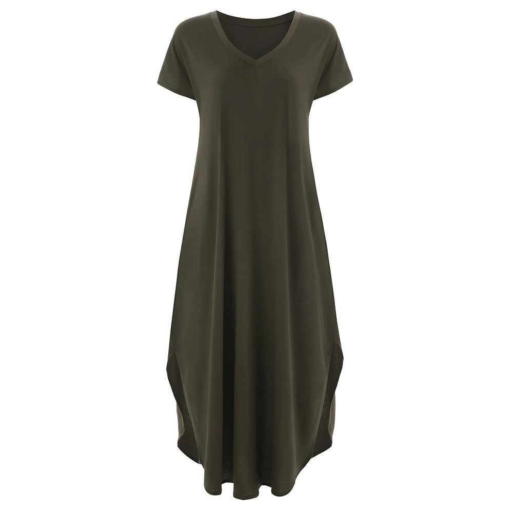 Robe longue élégante à dos nu et coupe fluide de berg-feldt