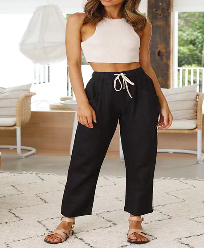 Bequeme Damen Culotte mit elastischem Bund und Kordelzug von berg-feldt