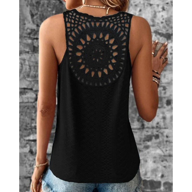 Women's Crochet Back Tank Top berg-feldt