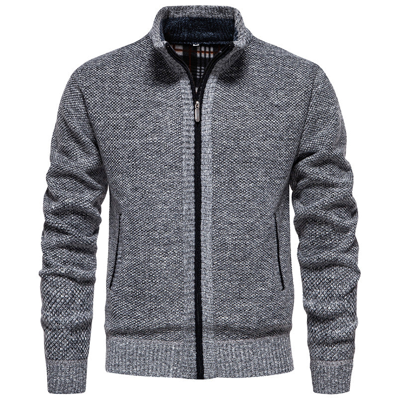 Cardigan élégant pour homme avec col montant et poches pratiques Berg-Feldt