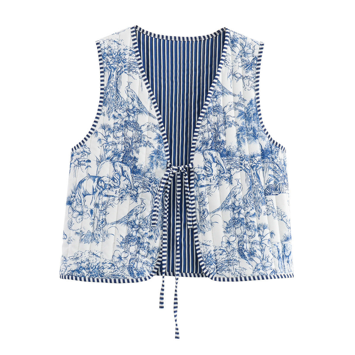 Women's Quilted Flower Patchwork Vest berg-feldt