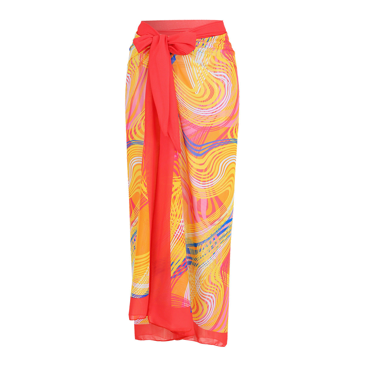 Ensemble Bikini pour Femme avec Volants et Motif Graphique Coloré par berg-feldt