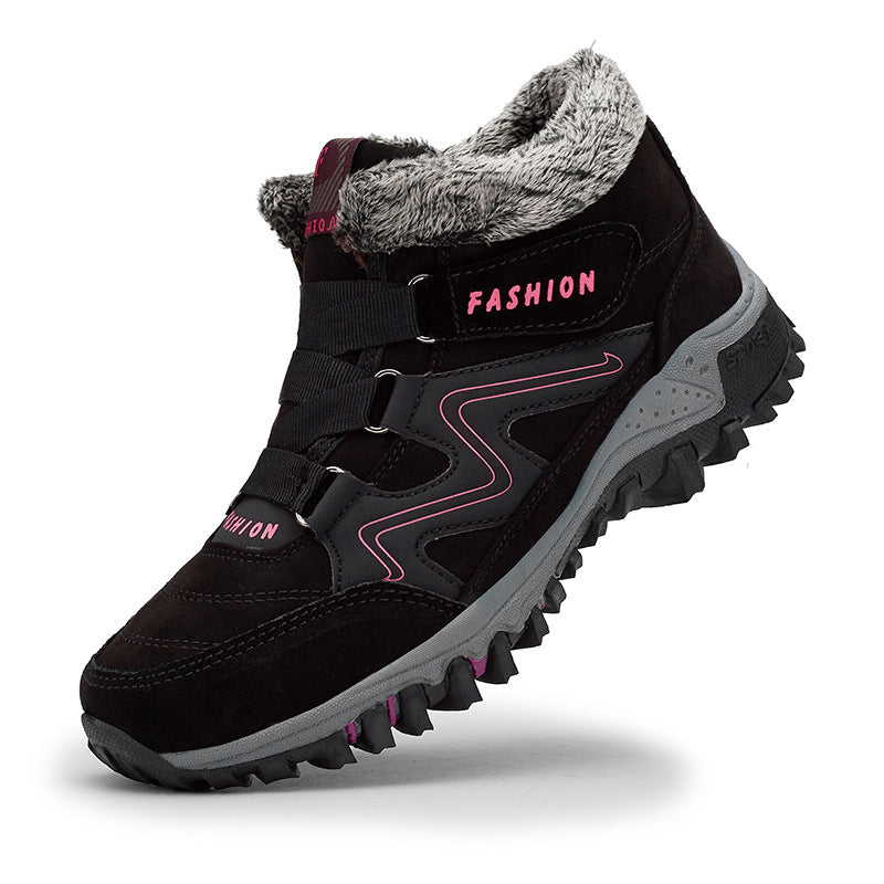Chaussures de randonnée d'extérieur de haute qualité pour femmes avec doublure isolée et semelle antidérapante Berg-Feldt