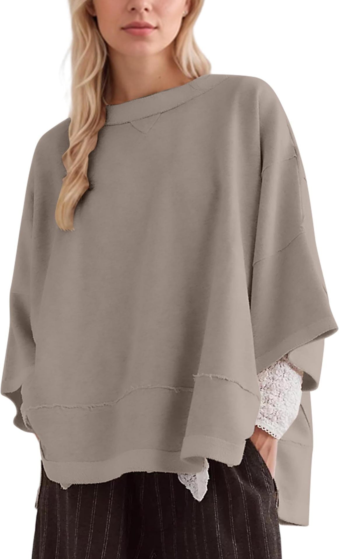 Damen oversized Sweatshirt mit fließendem Schnitt Berg-Feldt
