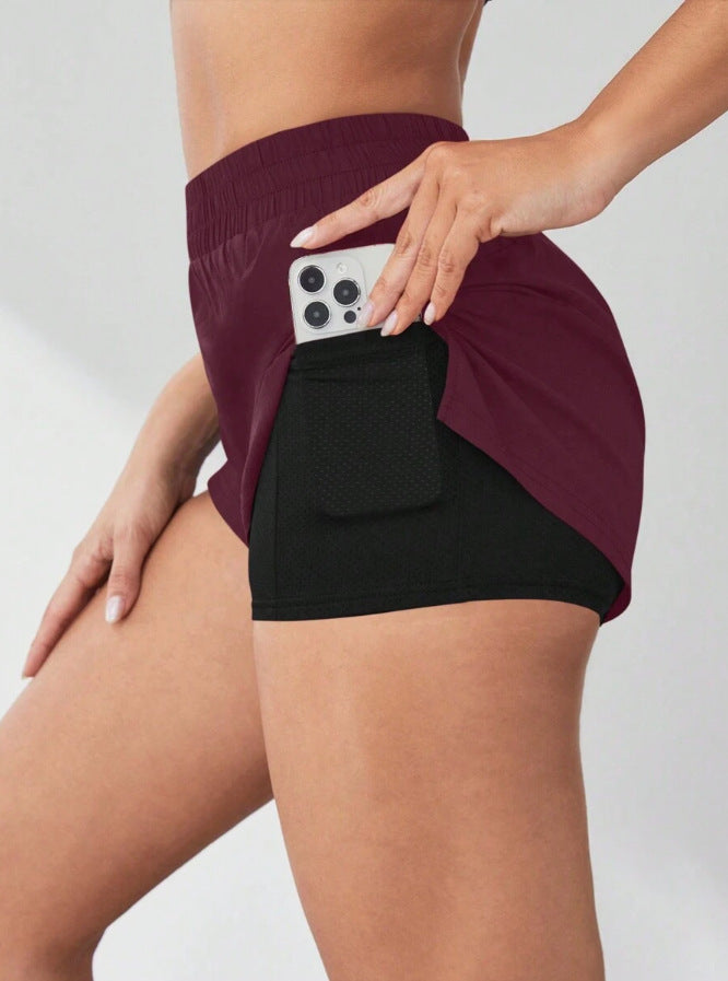 Women's Active Running Shorts with Secure Pocket by Berg-Feldt