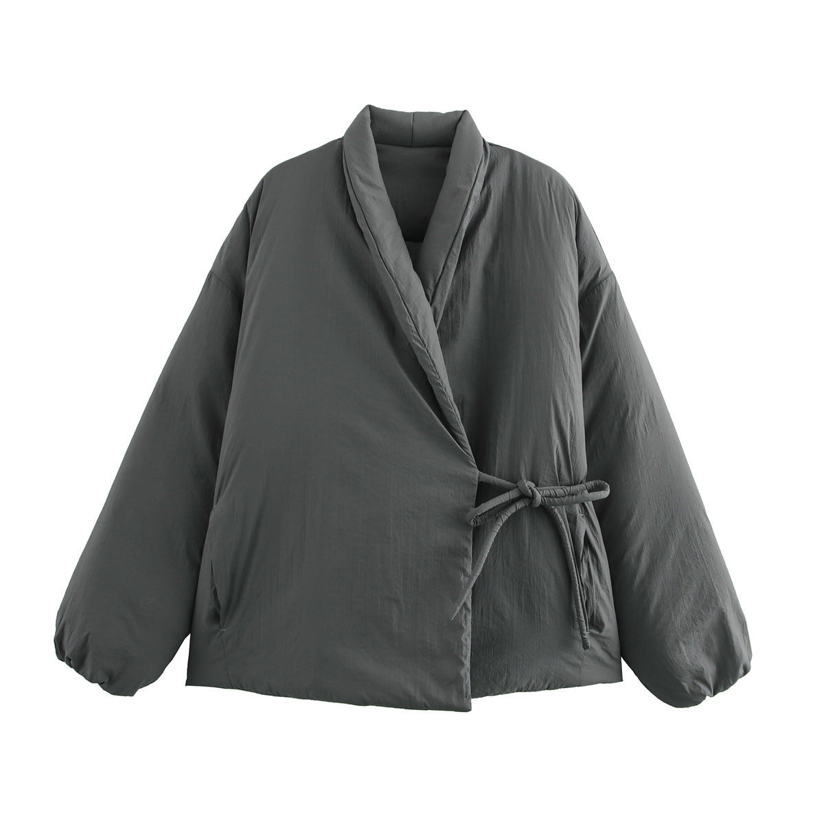 Women's Wrap-Style Puffer Jacket berg-feldt