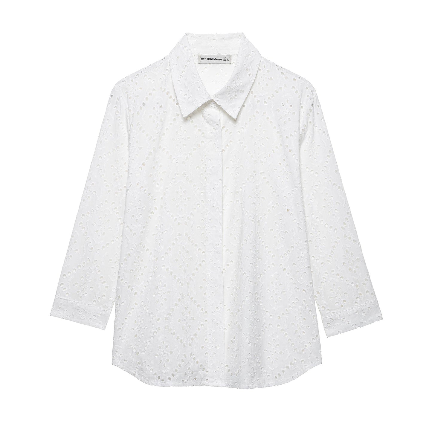 Women's Eyelet Button-Down Shirt by berg-feldt