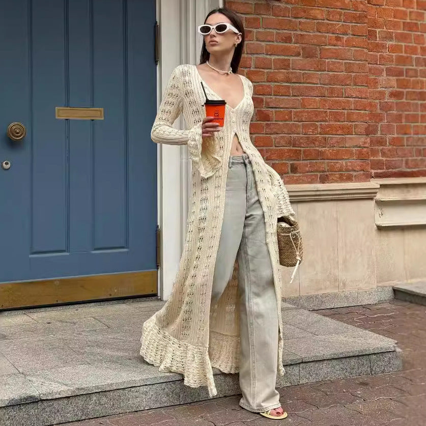 Women's Open-Knit Duster Cardigan berg-feldt
