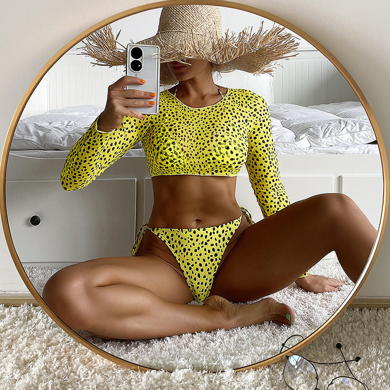 Women's Long-Sleeve Cut-Out Bikini Set berg-feldt