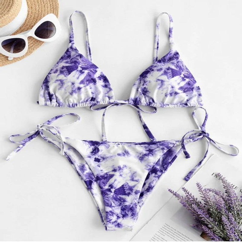 Women's Tie-Dye Triangle Bikini Set berg-feldt