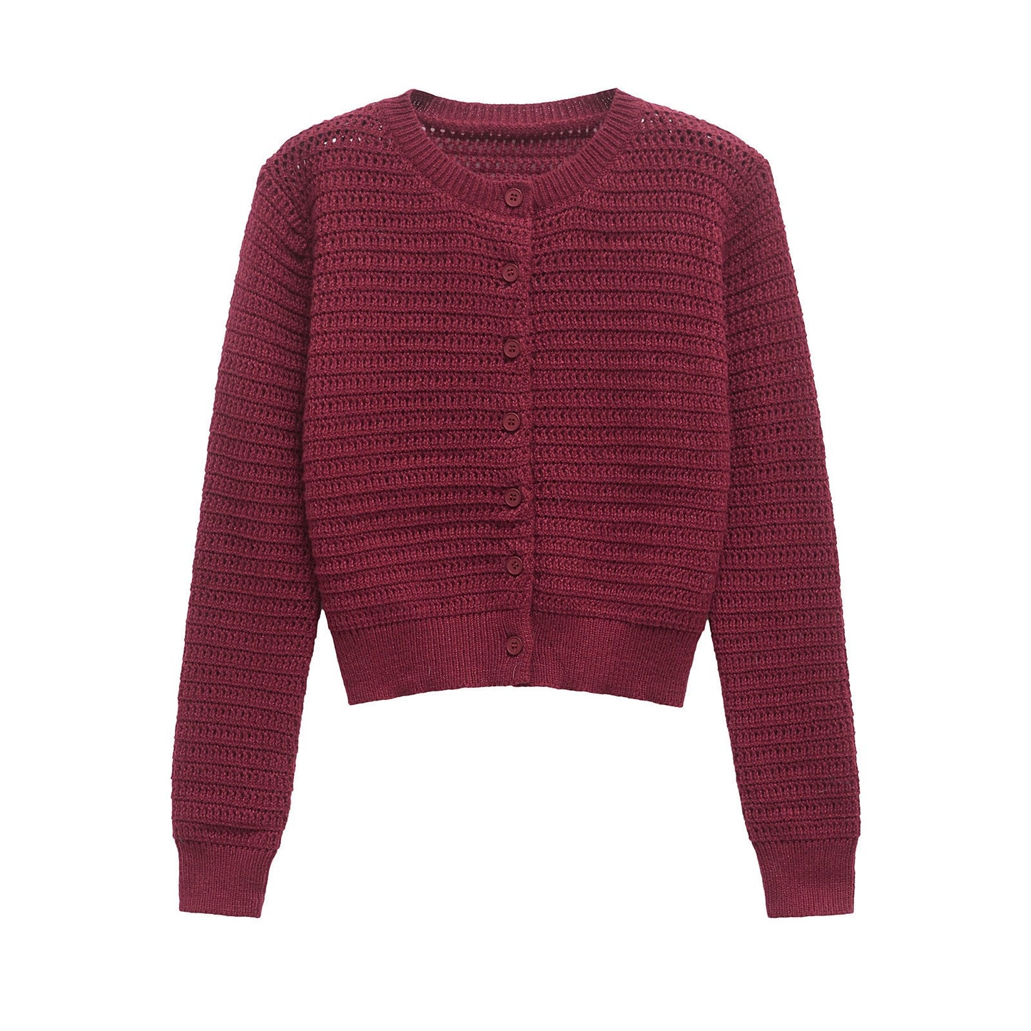 Women's Short Button-Up Knit Cardigan berg-feldt