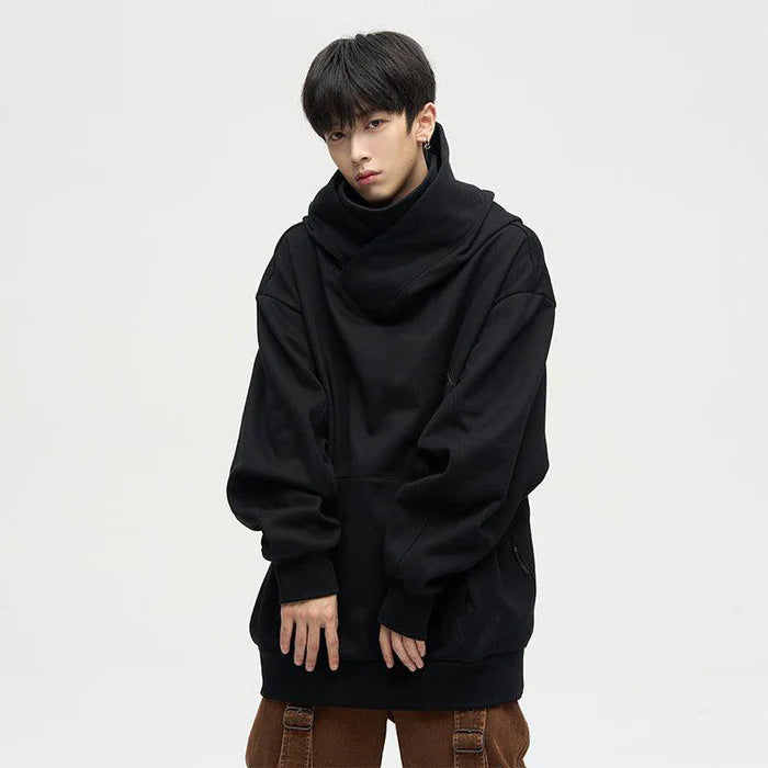Damen Pull col montant oversize à capuche Berg-Feldt