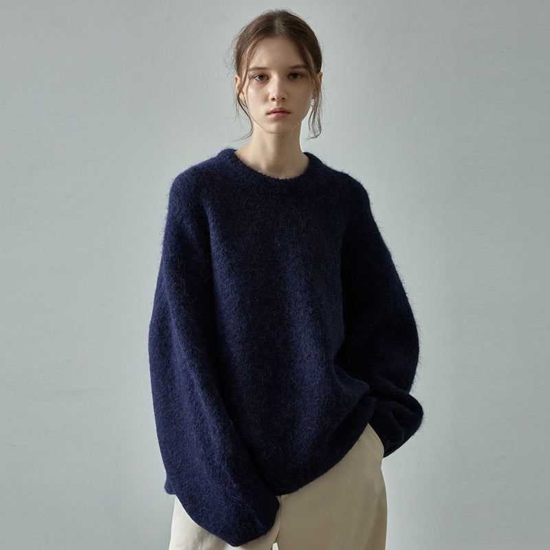 Bequemer Damen-Oversize-Strickpullover mit weiten Ärmeln von berg-feldt