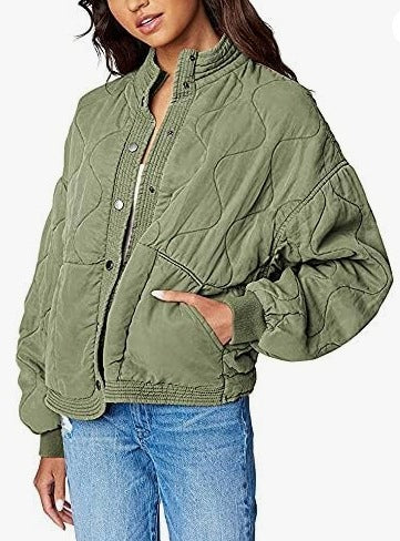 Doudoune matelassée tendance pour femme avec col montant Berg-Feldt
