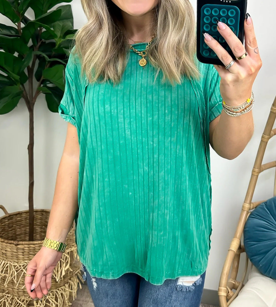 Bequemes Damen-Shirt mit vertikalen Streifen von berg-feldt