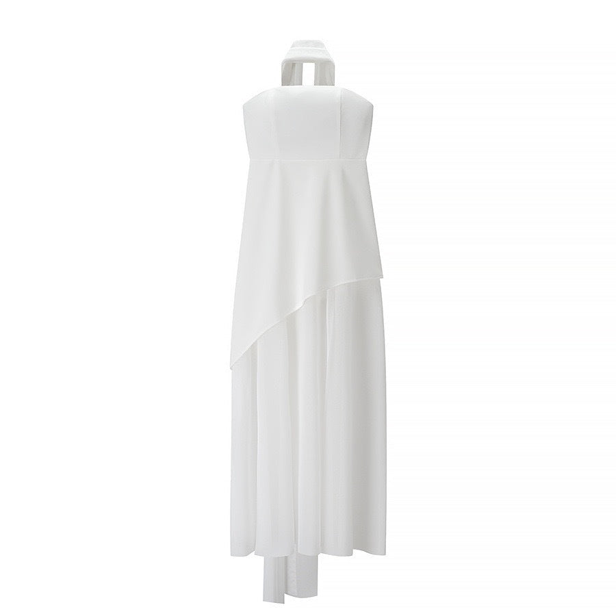 Women's Halter Neck Layered Maxi Dress berg-feldt