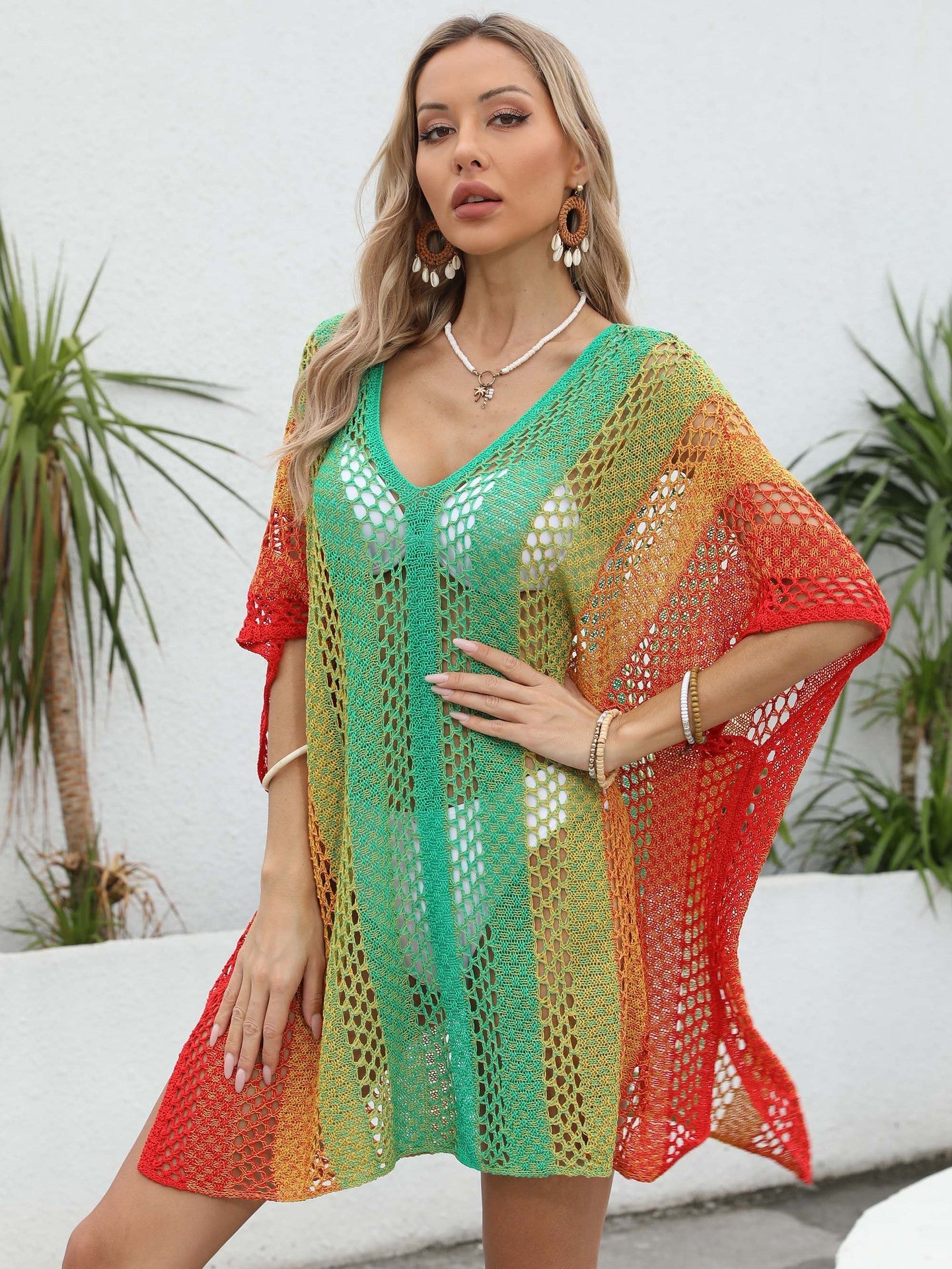 Women's Lightweight Knit Beach Cover-Up berg-feldt