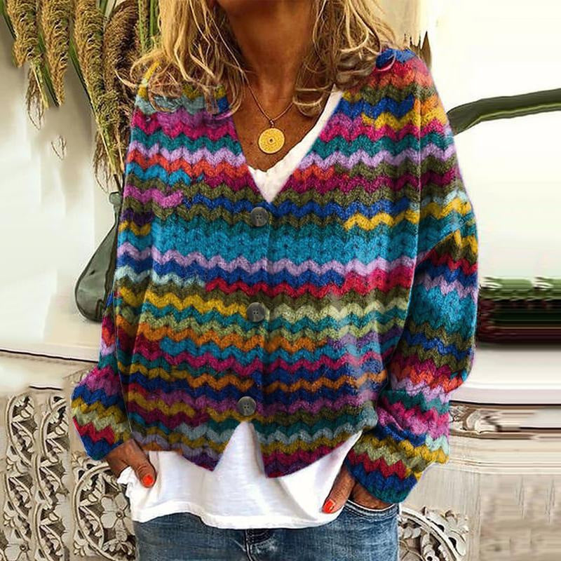 Berg-Feldt | Stilvolle Strickjacke mit Knöpfen