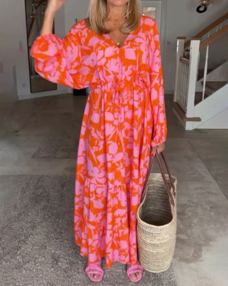 Élégante robe longue pour femmes avec une coupe sophistiquée et des détails raffinés de berg-feldt