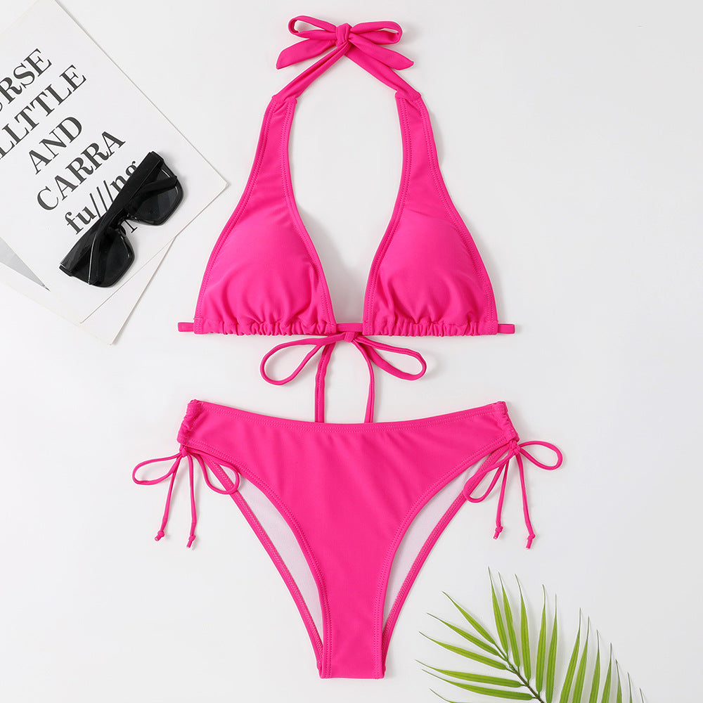 Ensemble bikini triangle avec bretelles ajustables et coupe féminine par berg-feldt