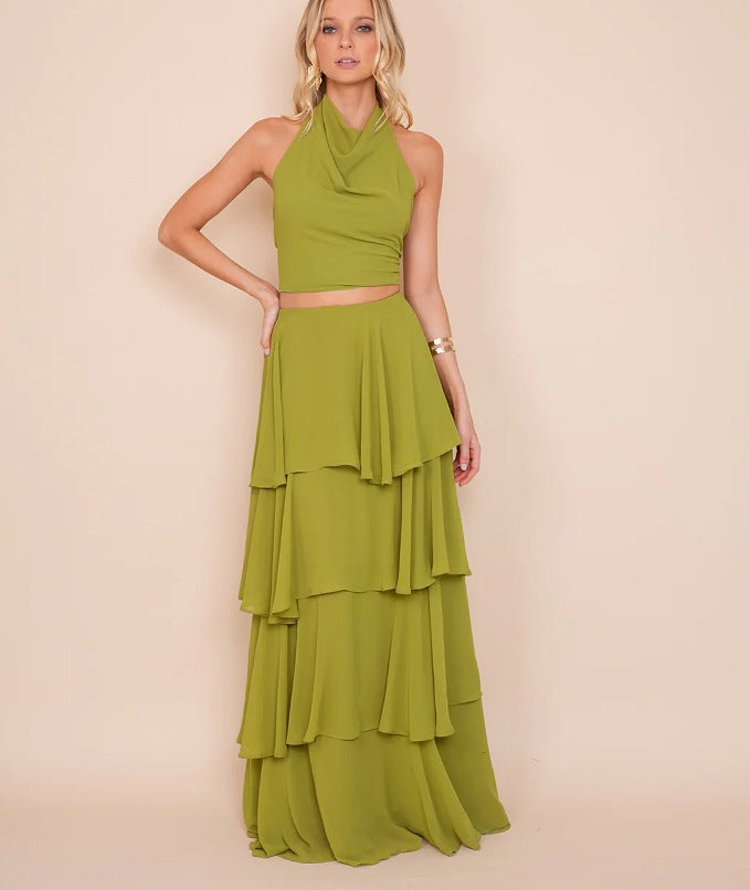 Women's Two-Piece Chiffon Maxi Dress berg-feldt