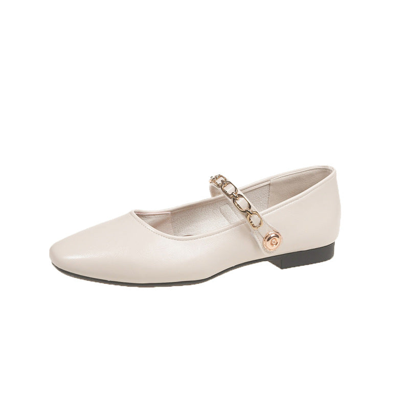 Elegante Damen Ballerinas mit Spitzzeh und dekorativem Riemen von berg-feldt