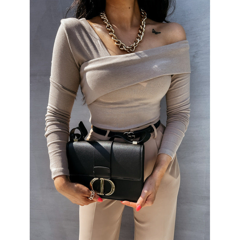 Asymmetrisches Langarm-Oberteil Off-Shoulder von berg-feldt für Damen