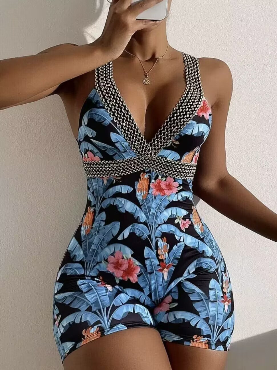 Women's Floral Print Playsuit berg-feldt