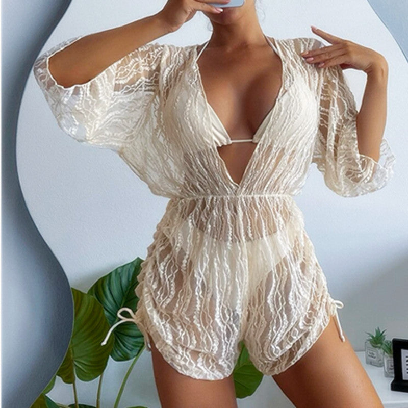 Women's Sheer Jumpsuit Cover-Up by berg-feldt