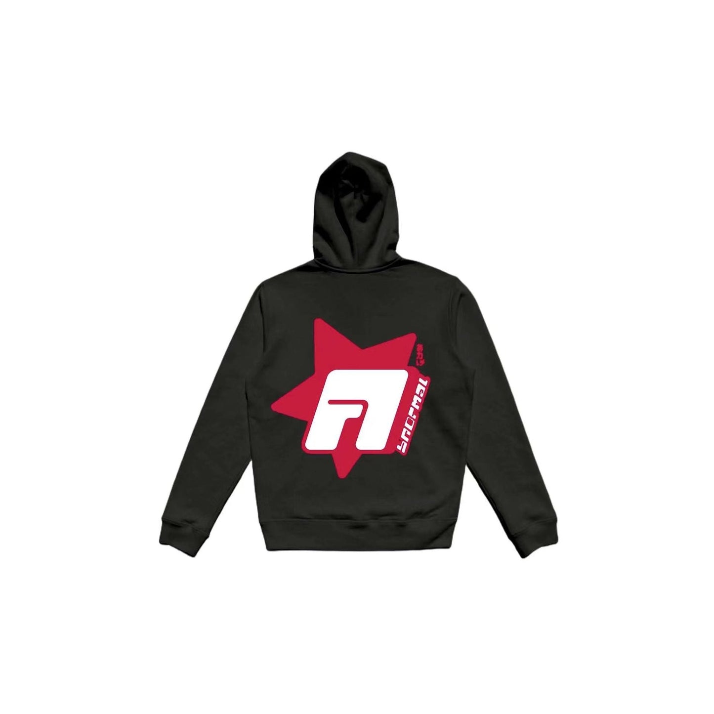 Herren Hoodie mit Berg-Feld-Druck und Reißverschluss für die Freizeit