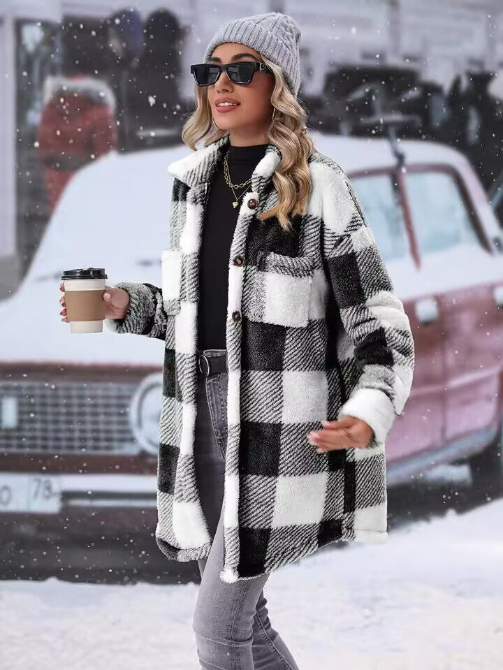 Veste d'hiver en flanelle pour femme Berg-Feldt