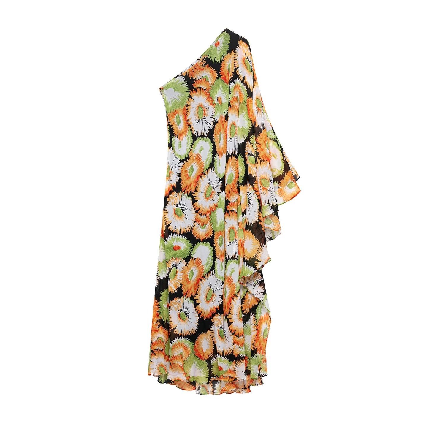 Women's Asymmetrical Floral Maxi Dress berg-feldt