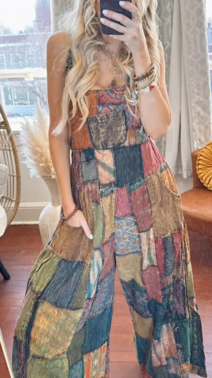Robe longue bohème Patchwork berg-feldt