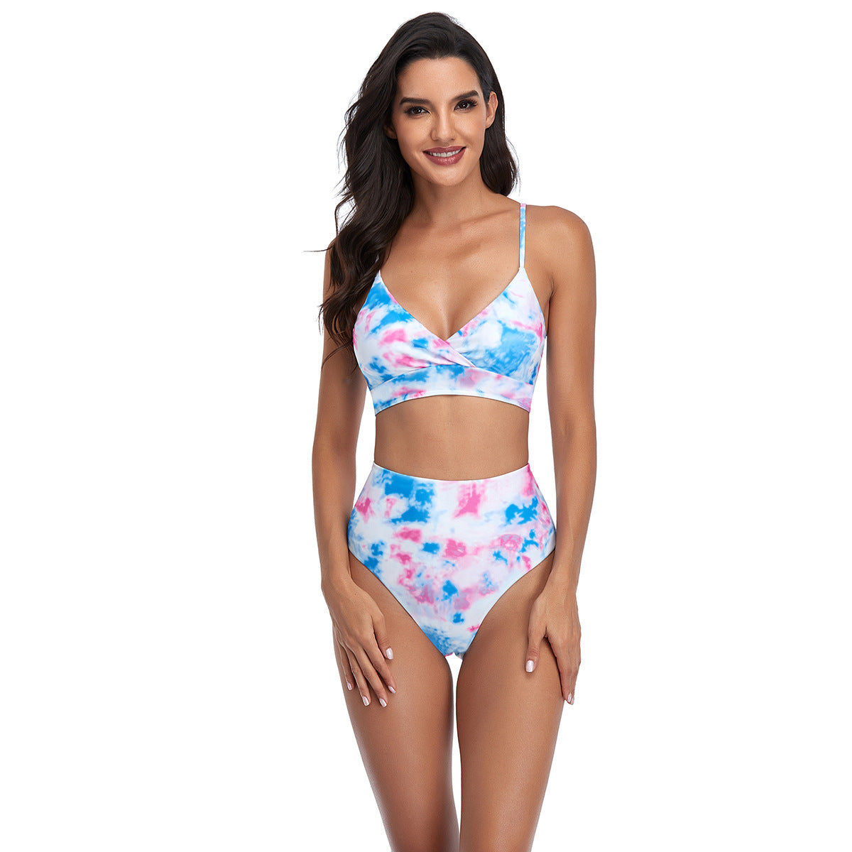 Wickelbikini-Set für Damen, hoch tailliert, berg-feldt