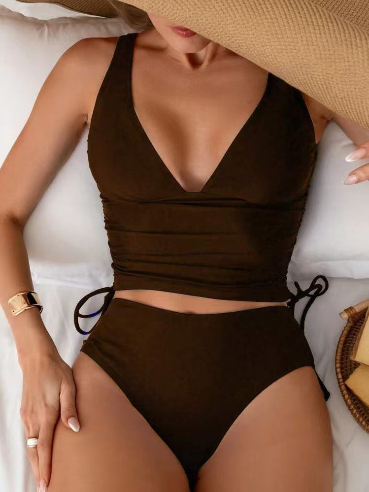 Sportlicher Damen Tankini mit hohem Bund und femininem Schnitt von berg-feldt
