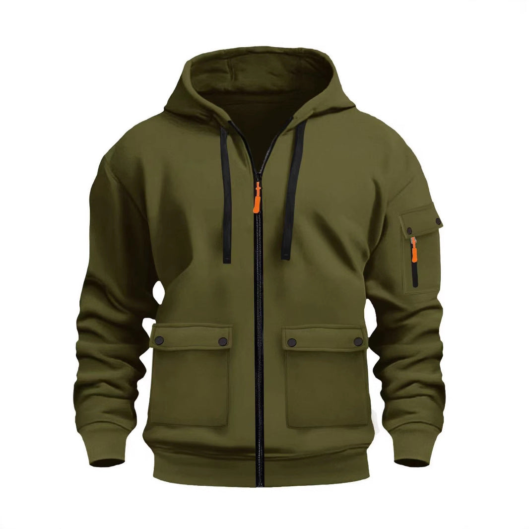 Veste fonctionnelle à capuche multi-poches pour homme Berg-Feldt