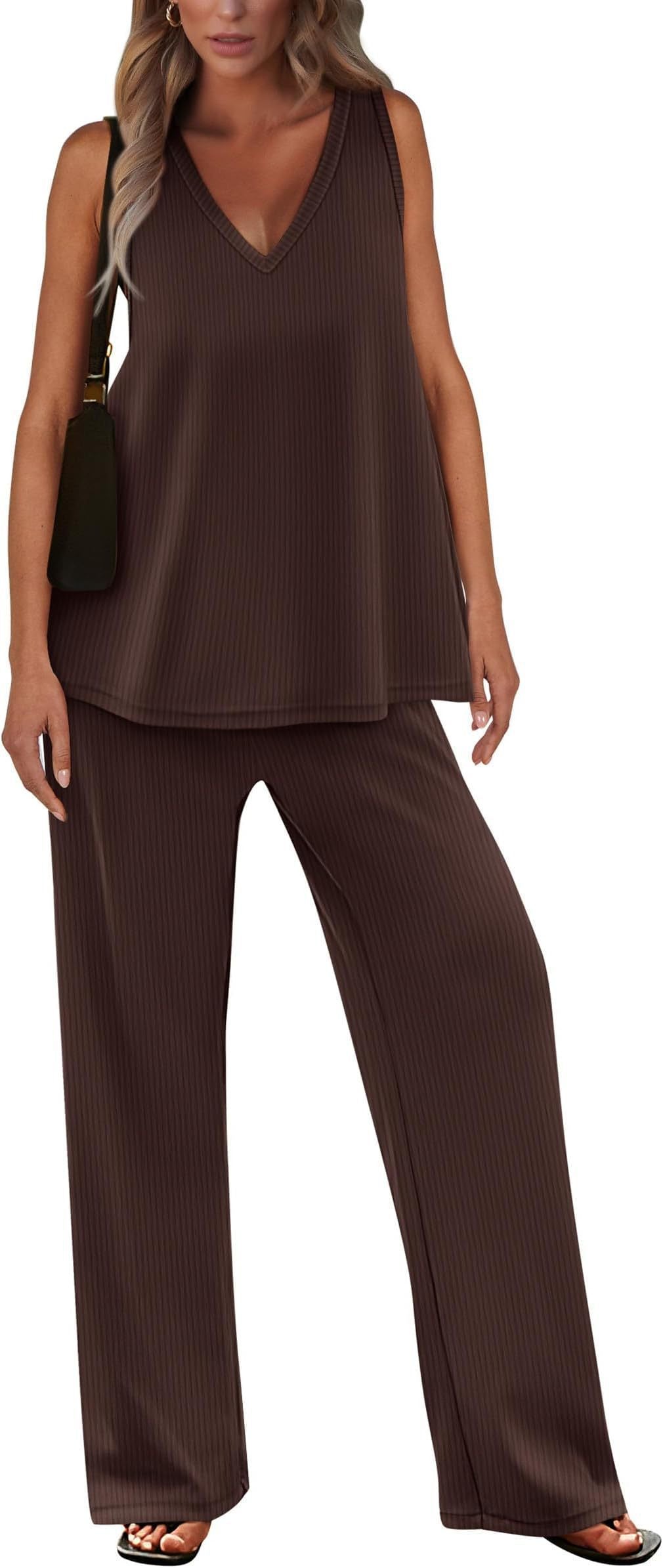 Ensemble de loungewear pour femme, tricot coupe décontractée, berg-feldt